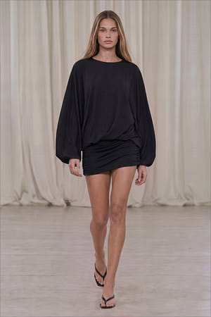 Gedrapeerde Mini Jurk – Elegant & Luchtig voor Elke Dag