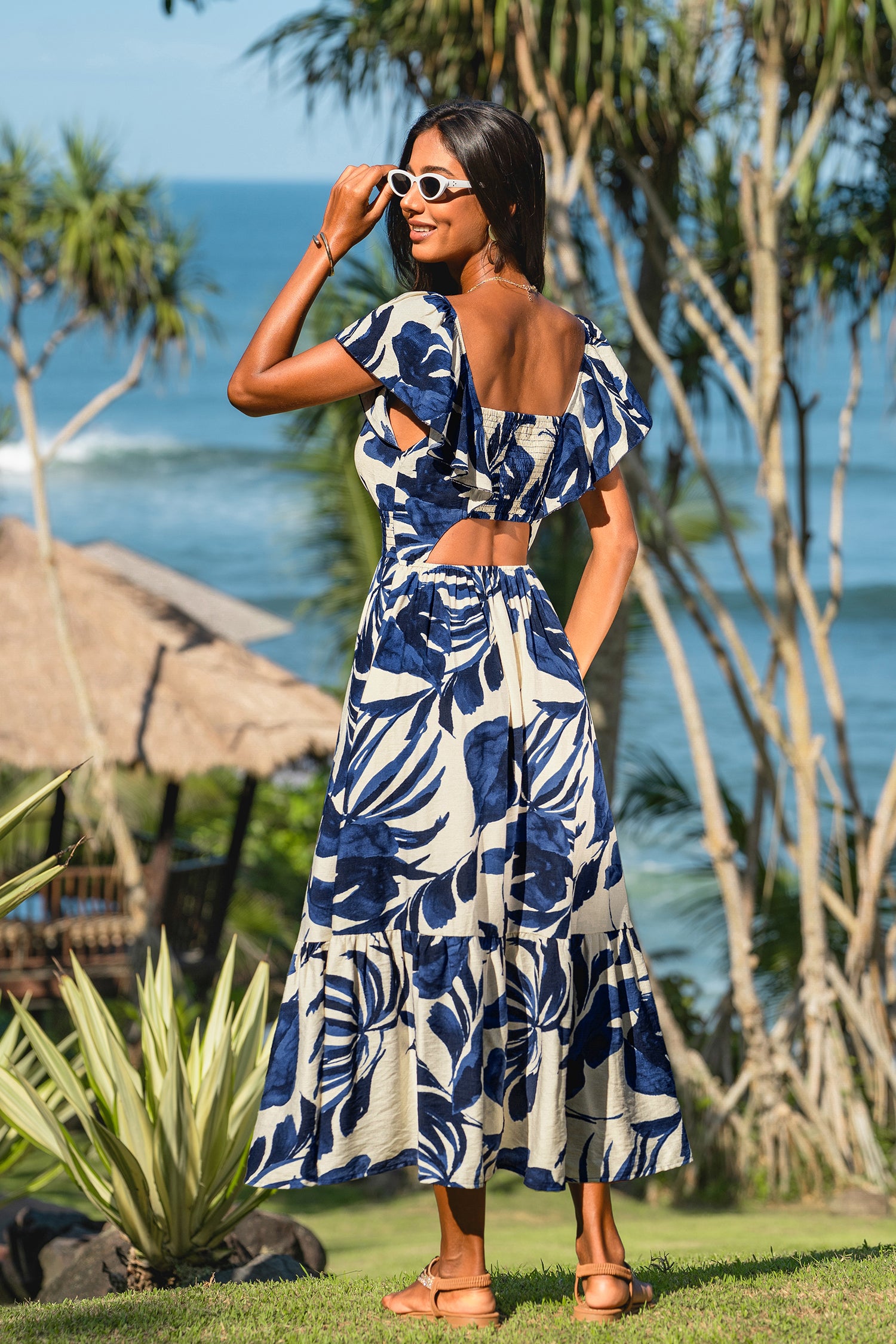Tropische Maxi Jurk met Bloemenprint voor Zomer