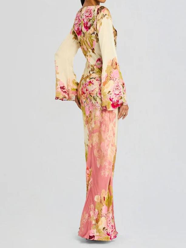 Garden Party Maxi Jurk – Romantisch & Luchtig voor Buiten