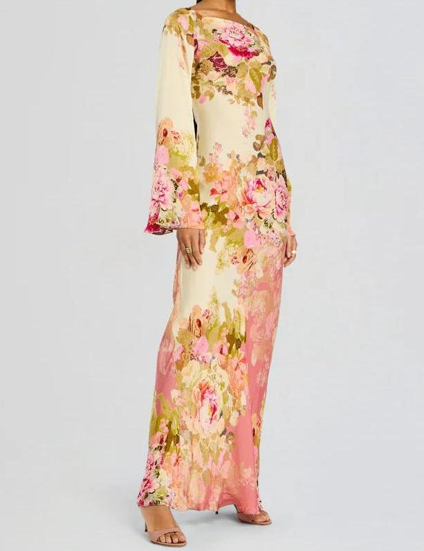 Garden Party Maxi Jurk – Romantisch & Luchtig voor Buiten
