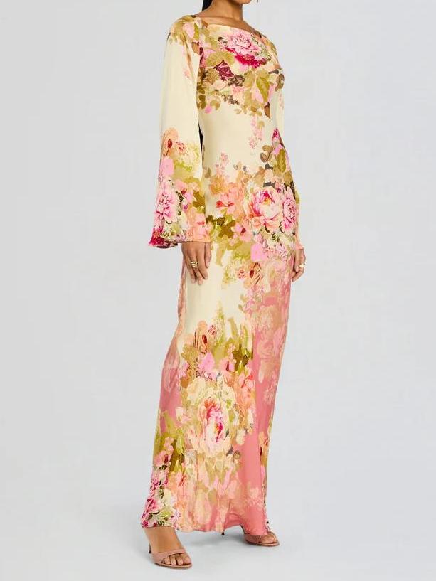 Garden Party Maxi Jurk – Romantisch & Luchtig voor Buiten