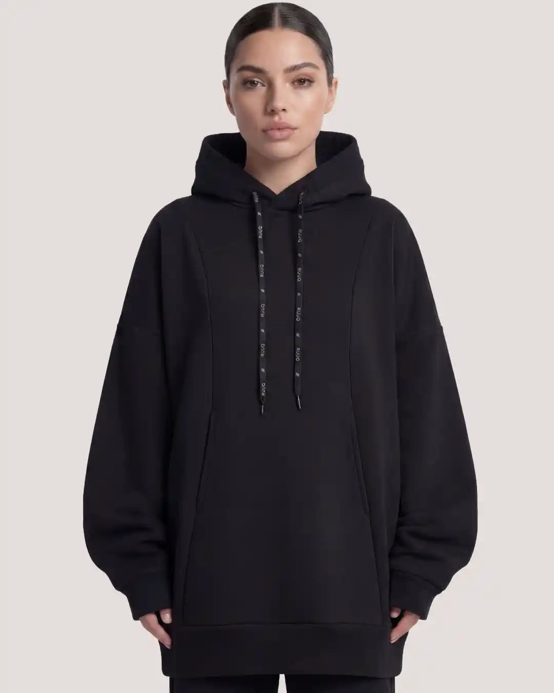 Oversized Hoodie Fleece — modest lange hoodie | RUUQ bij Sera & Zena