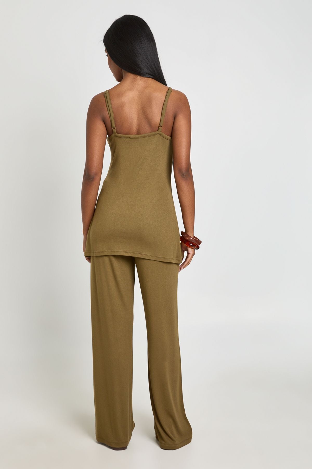 Straight Leg Rib Broek - Comfortabele Klassieke Fit