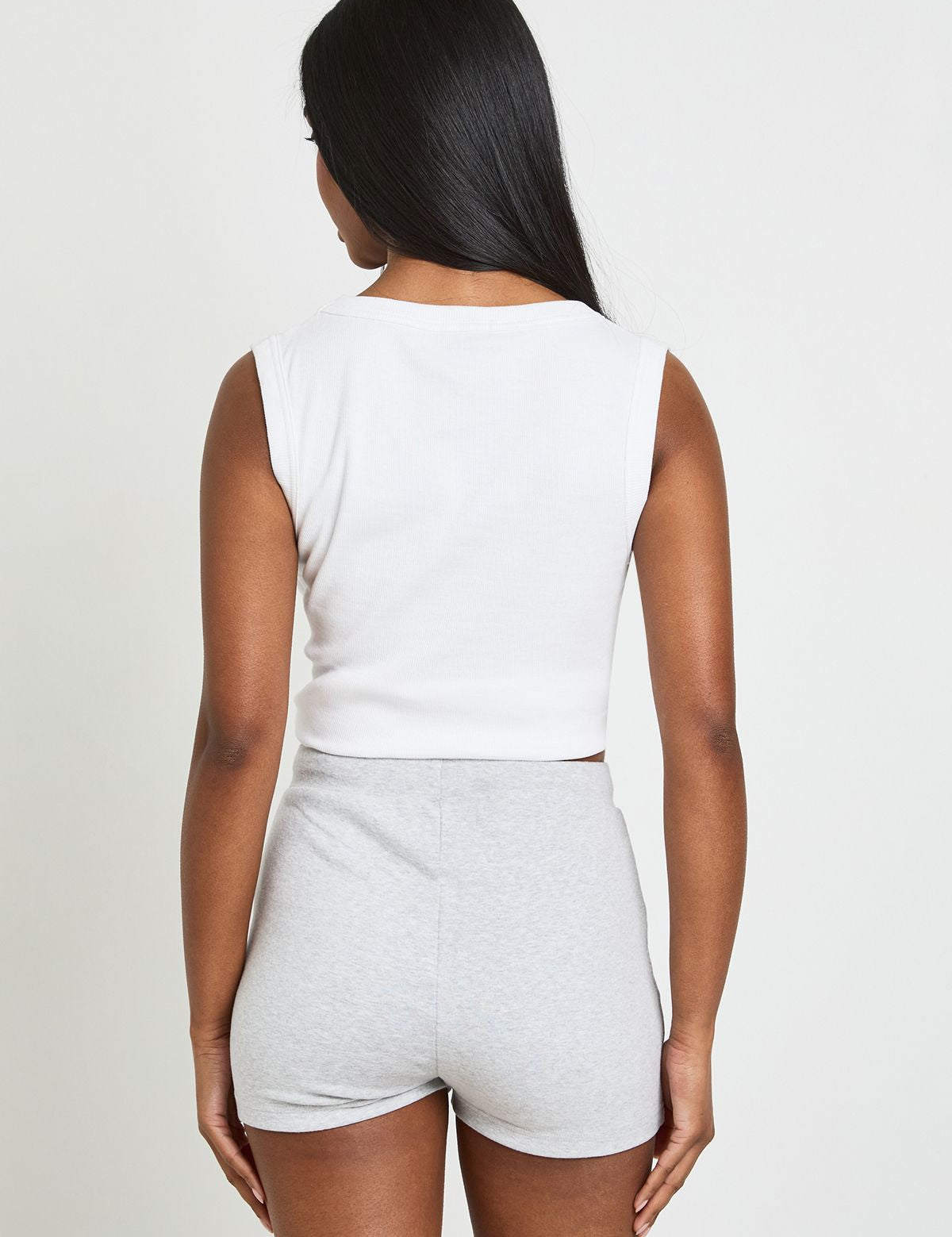 Geribbelde Low Rise Mini Short voor Zomerse Dagen