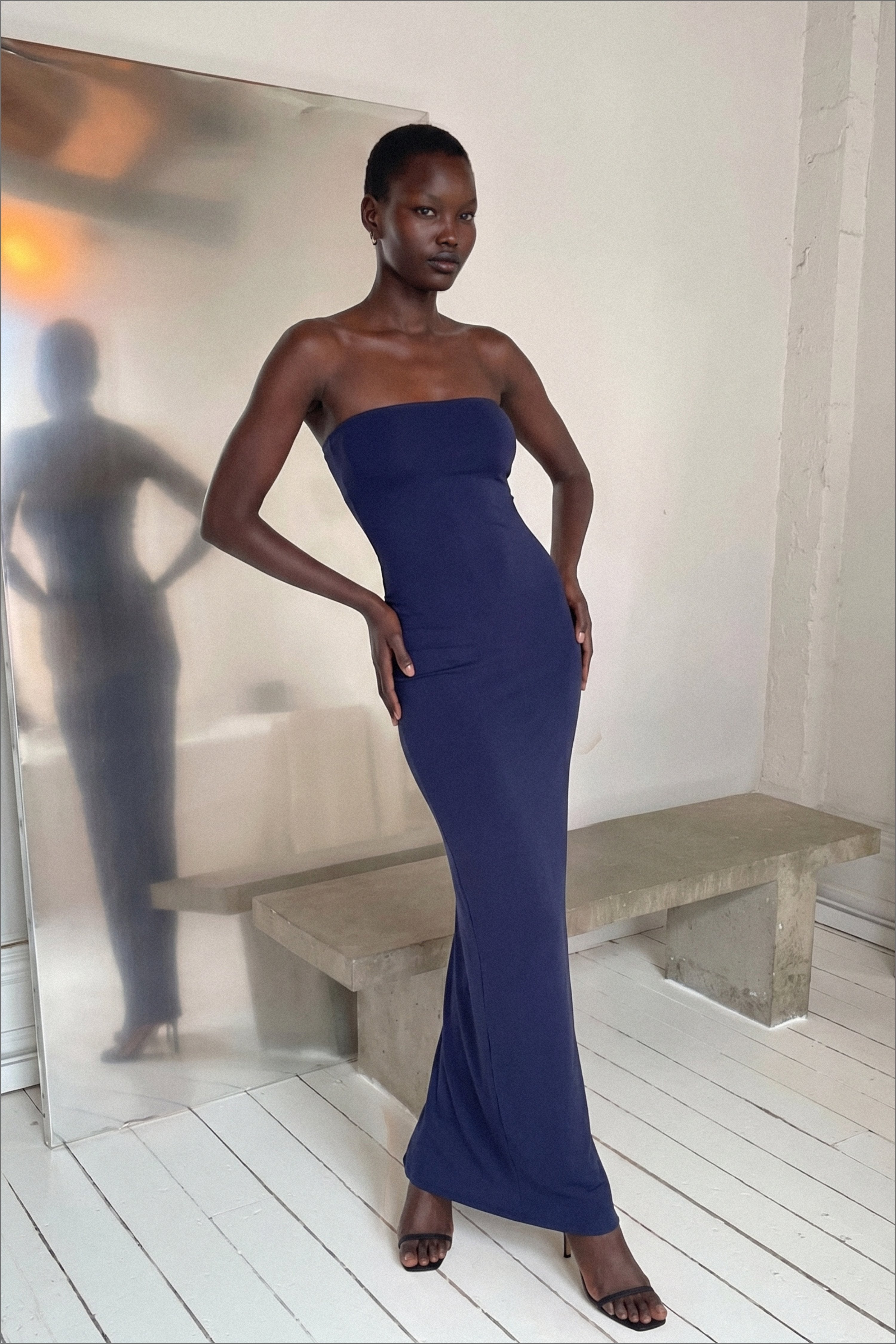 Jersey Tube Maxi Jurk – Strak & Soepel voor Elke Dag