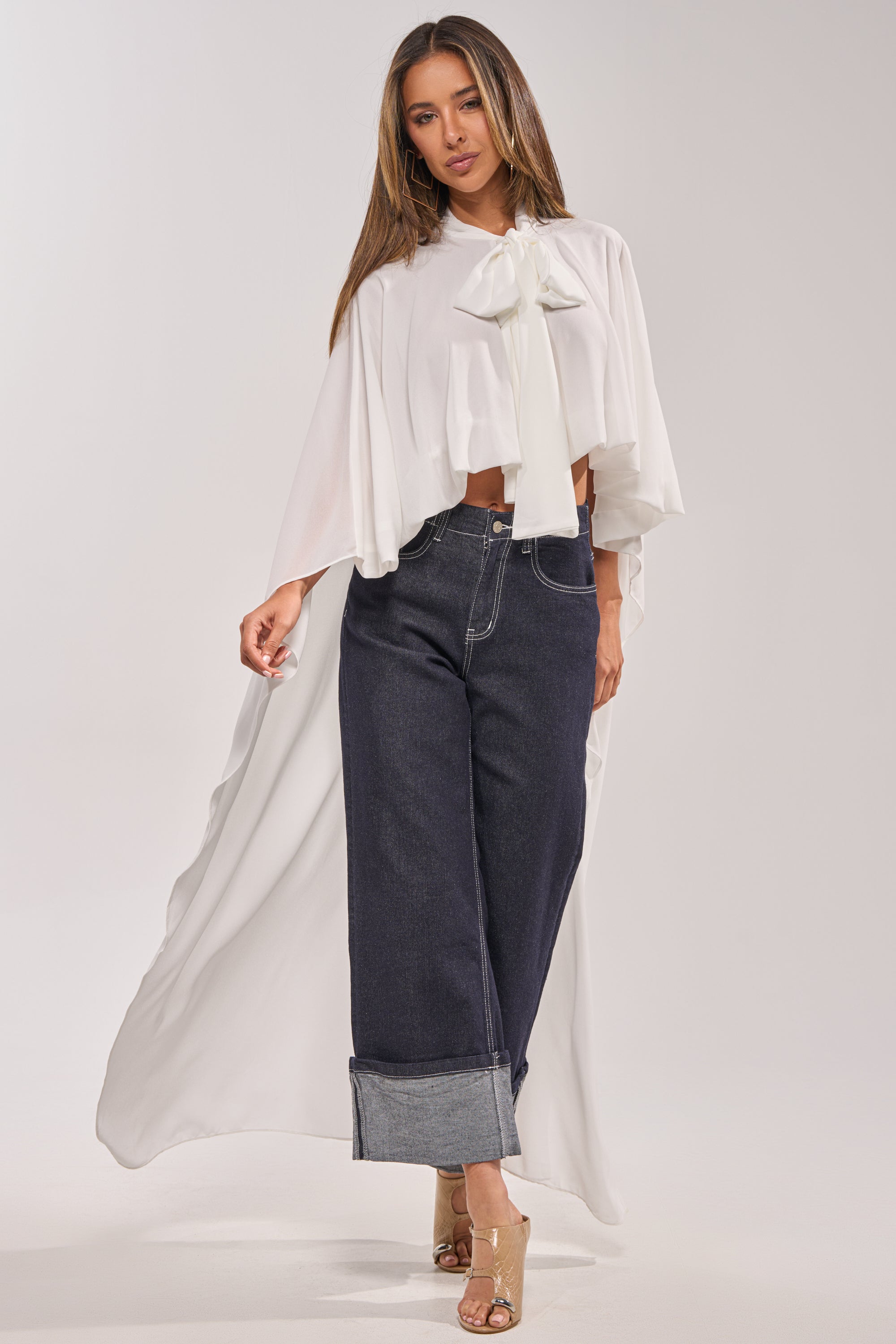 Jenna Chiffon Blouse - Elegante Blouse voor Elke Gelegenheid