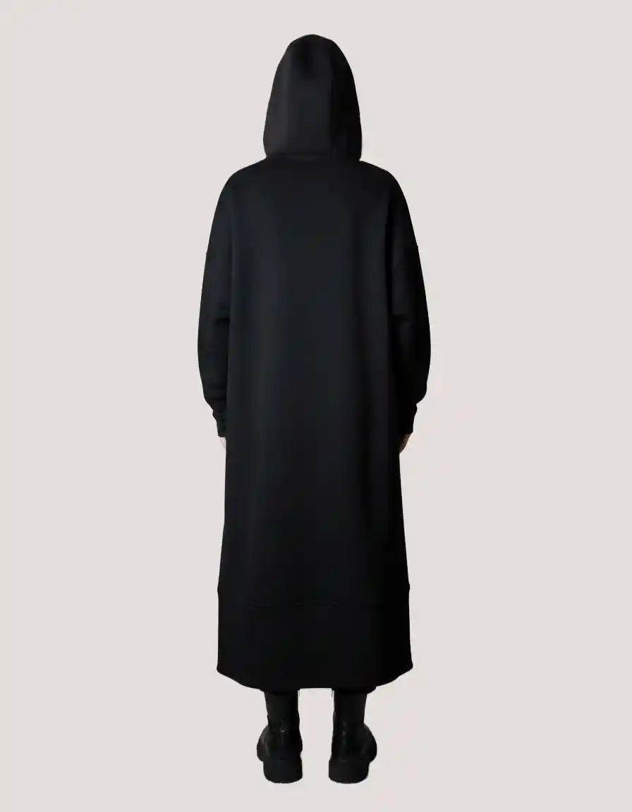 Lange Zip Hoodie Fleece — Maxi-Lengte Modest Hoodie | RUUQ