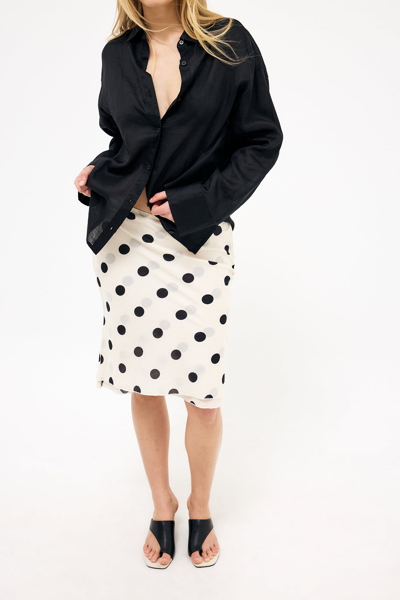 Lage taille midi rok - casualchique voor elke dag