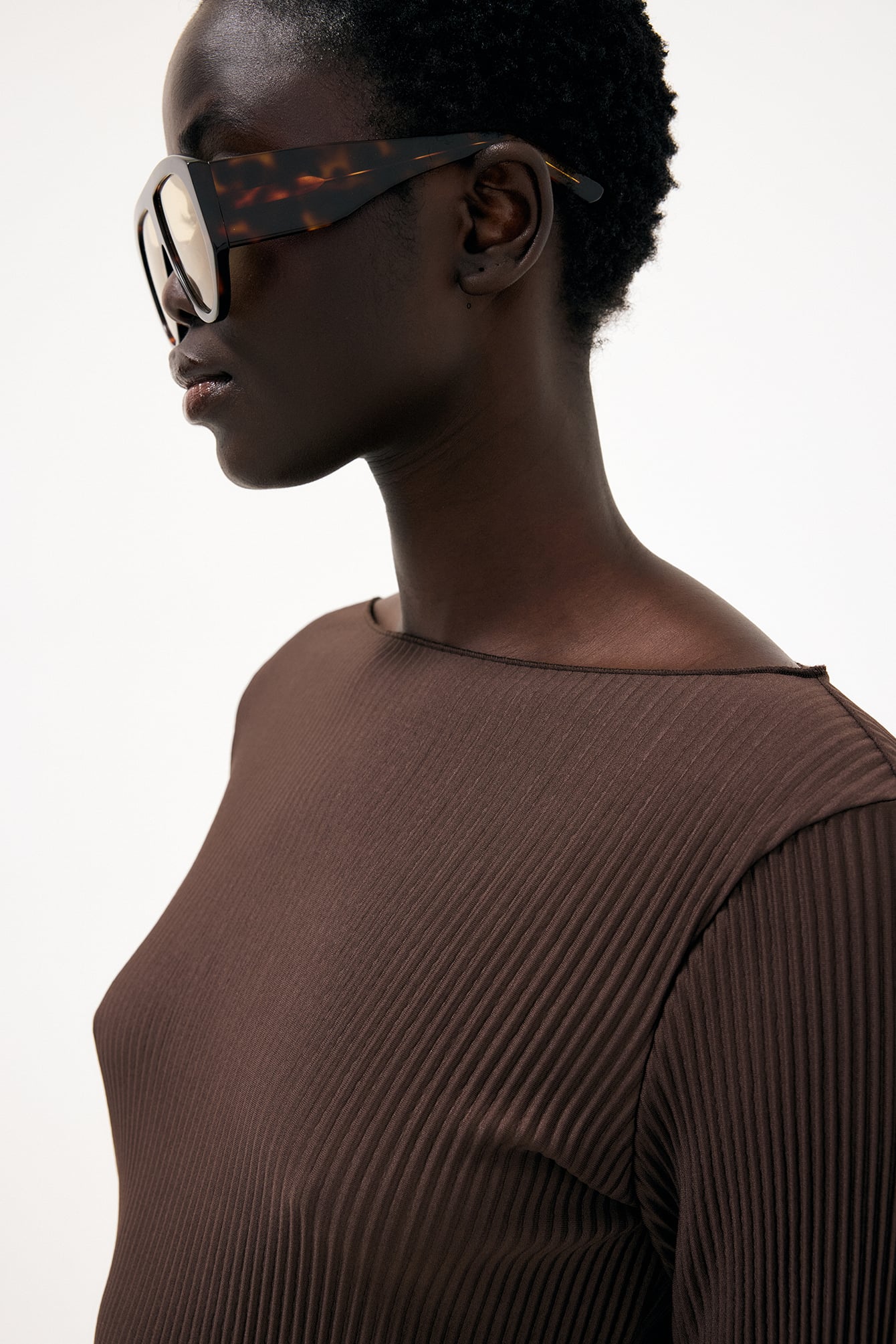 Plissé Mini Jurk - Elegante Klaslokaal Chic