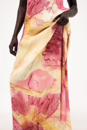 Geplisseerde Maxi Tube Jurk – Elegant & Strak Gesneden