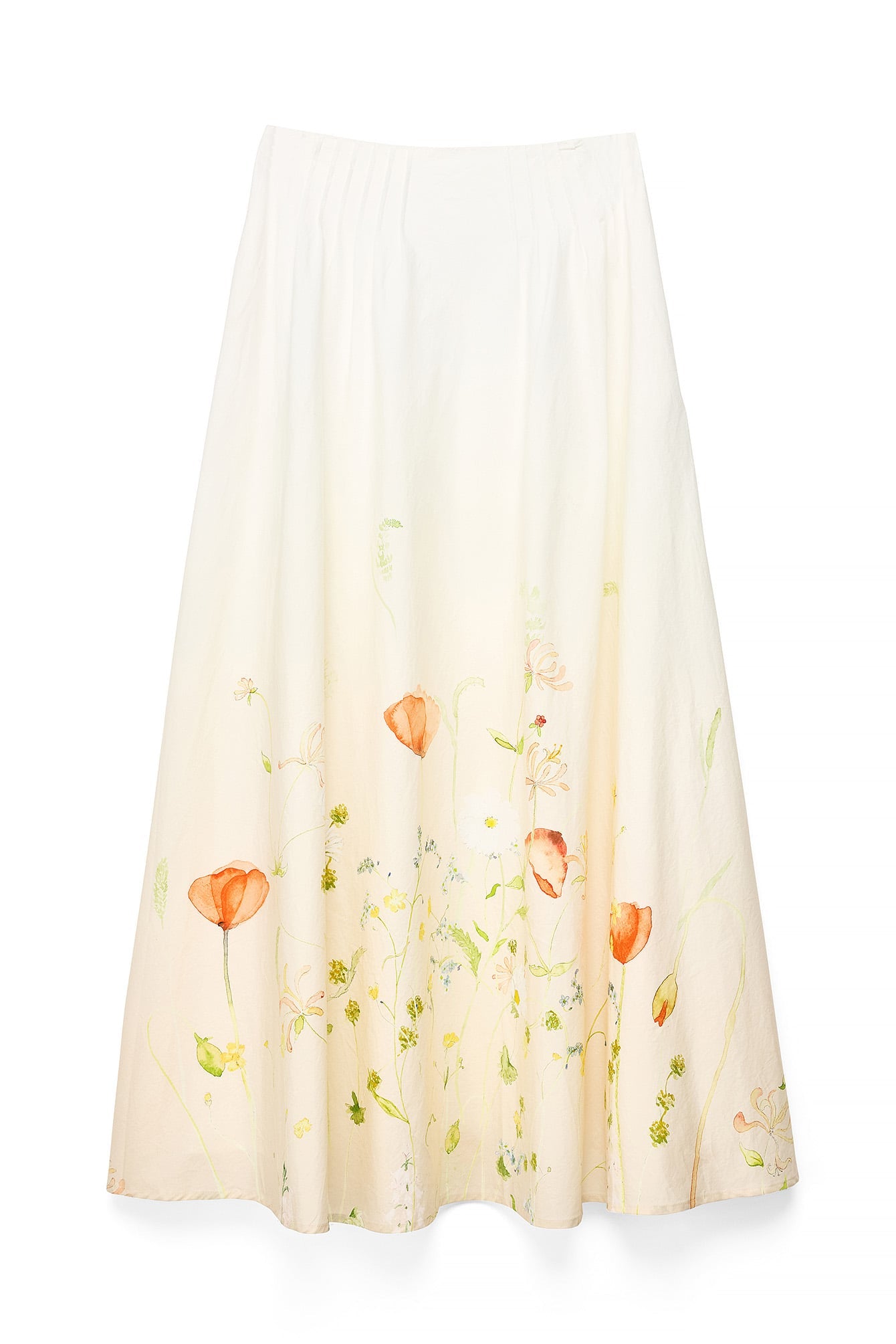 Gekleurde Maxi Rok met Print - Zomerse Elegantie