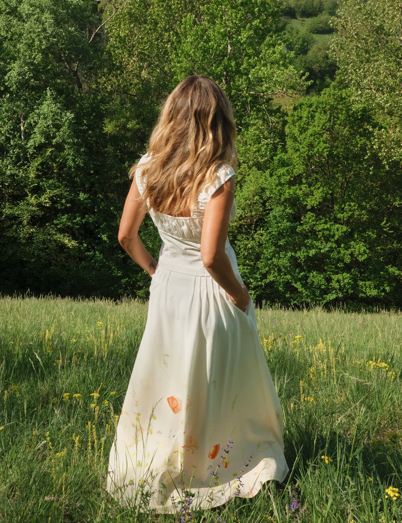 Gekleurde Maxi Rok met Print - Zomerse Elegantie