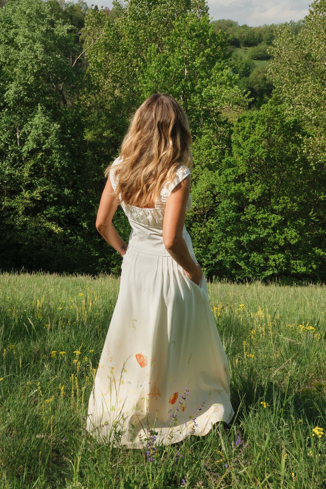 Gekleurde Maxi Rok met Print - Zomerse Elegantie