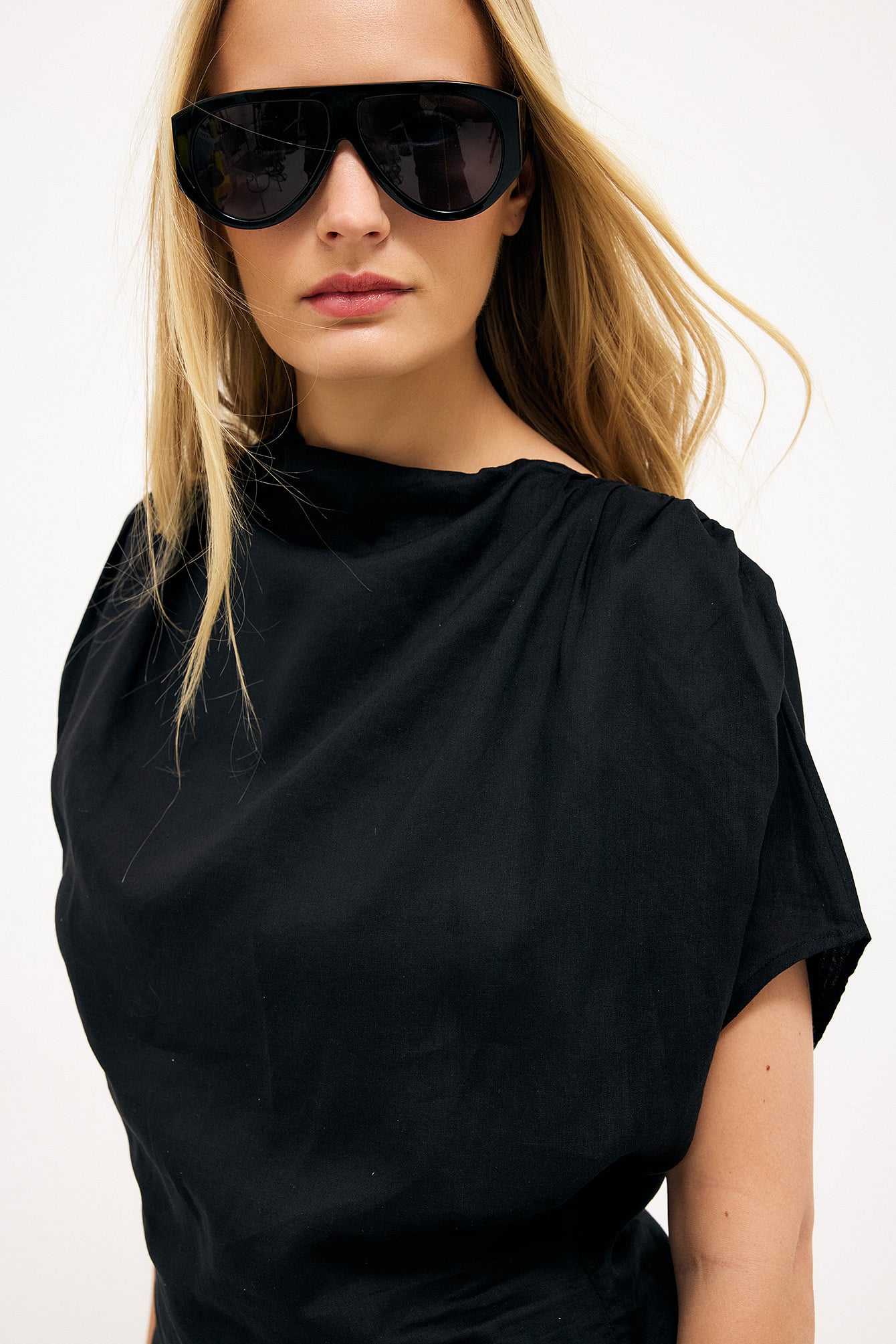 Ramie Draped Top - Luchtig Elegante Blouse voor Elke Dag