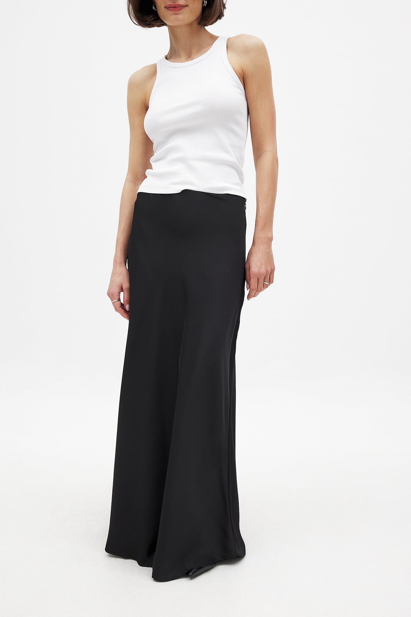 Satijnen maxi rok voor elegante momenten