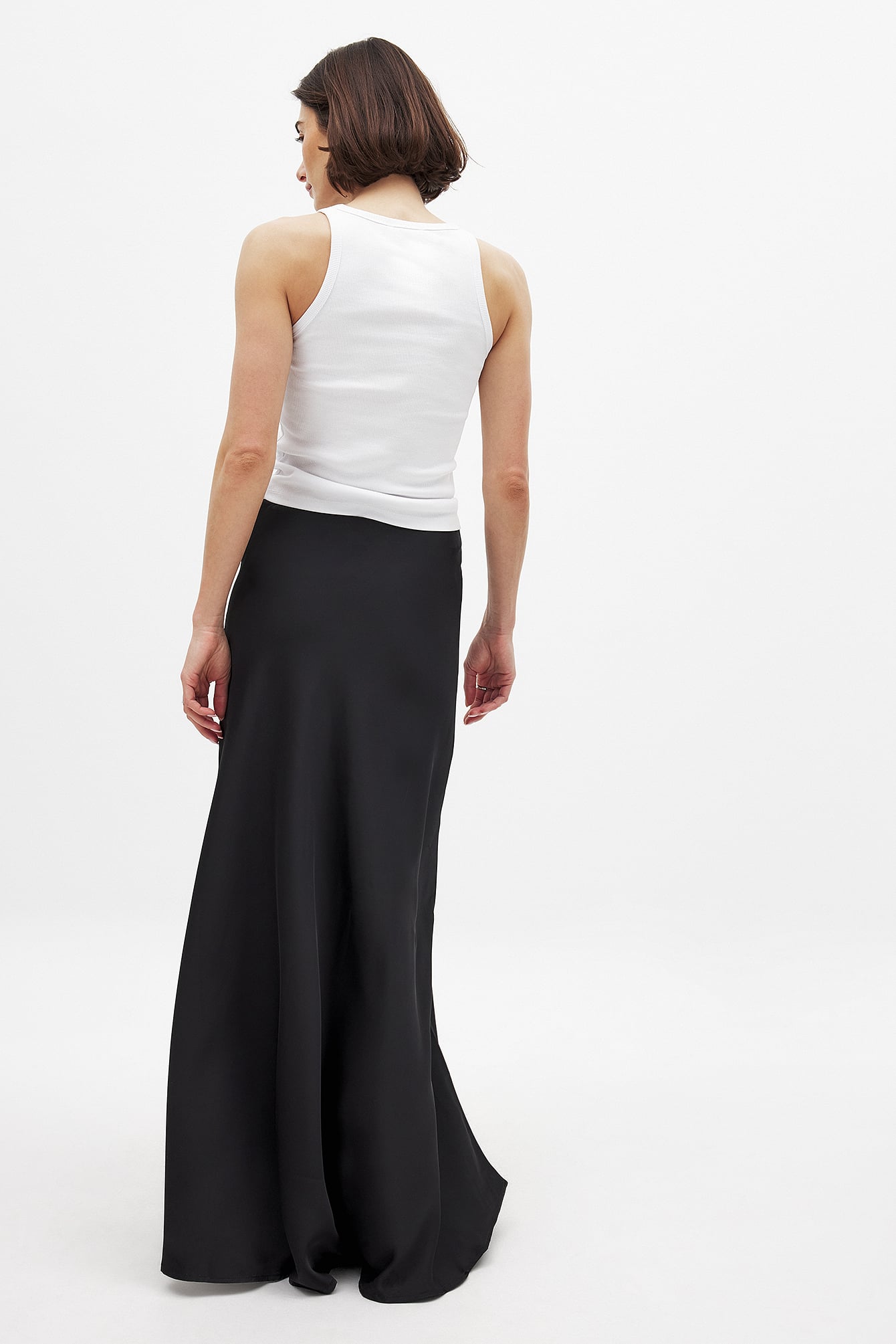 Satijnen maxi rok voor elegante momenten