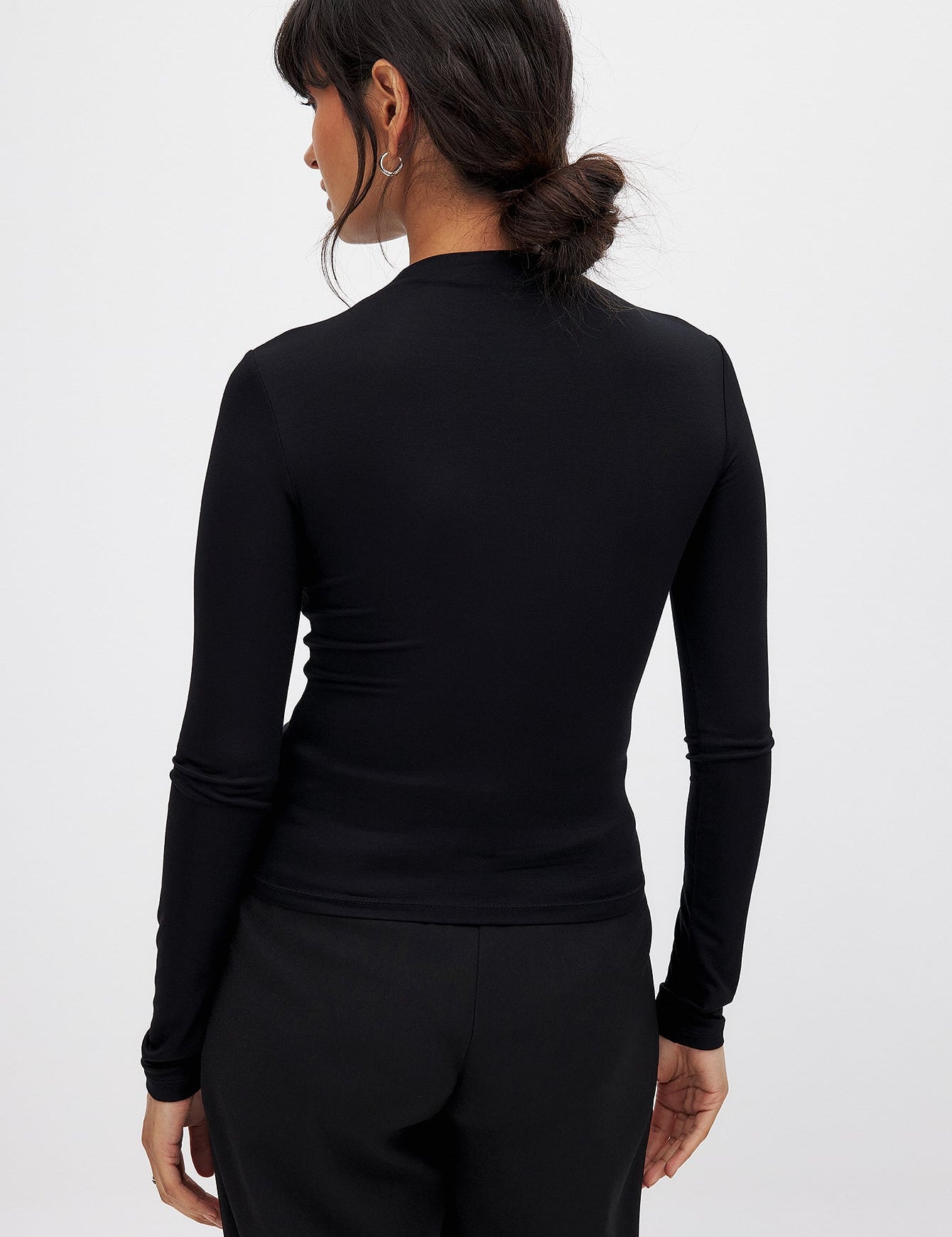Zachte Turtleneck Top met Lange Mouwen