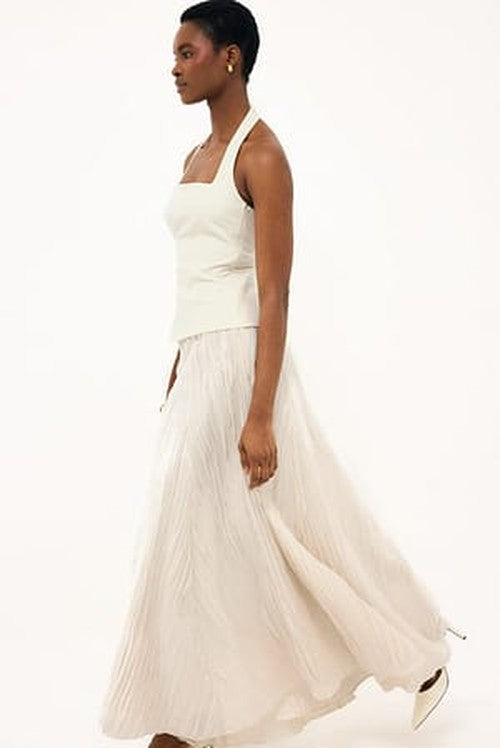 Textured A-Lijn Maxi Rok - Elegante Zomerstijl